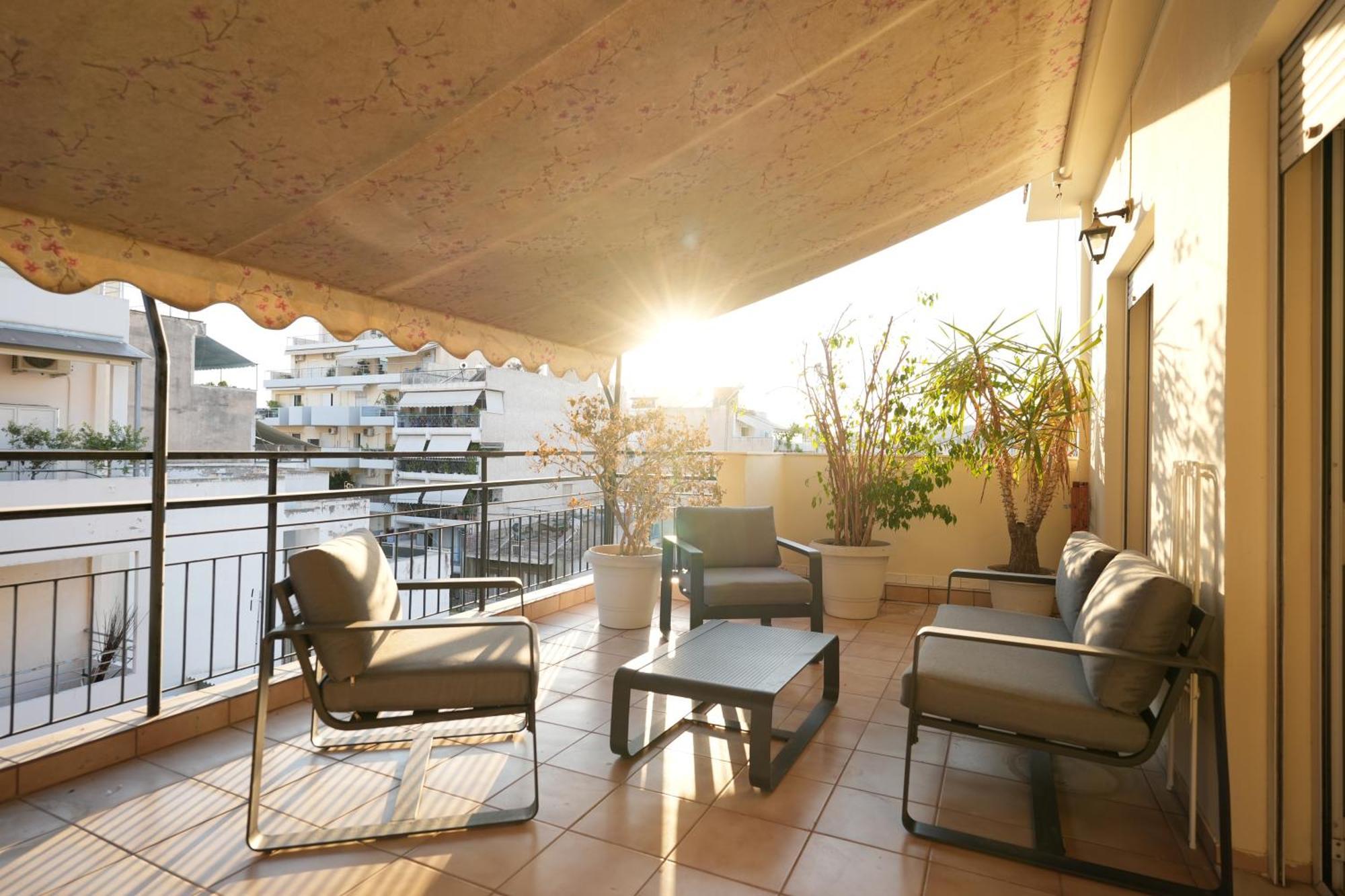 Modern Athenian Penthouse Appartement Buitenkant foto